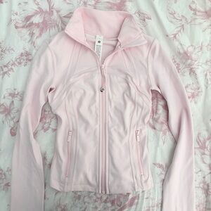 Lululemon strawberry milkshake cropped define jacket size 0
